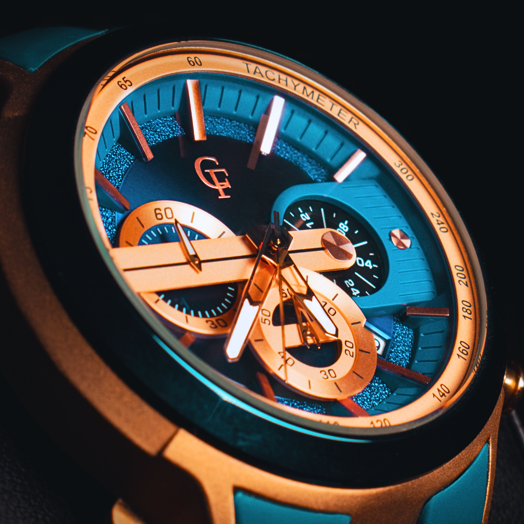 BARKENO CHRONOGRAPH S1 BLUE GOLD