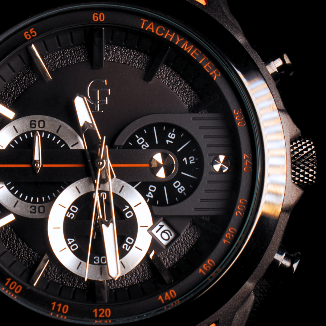 BARKENO CHRONOGRAPH S1 BLACK ORANGE