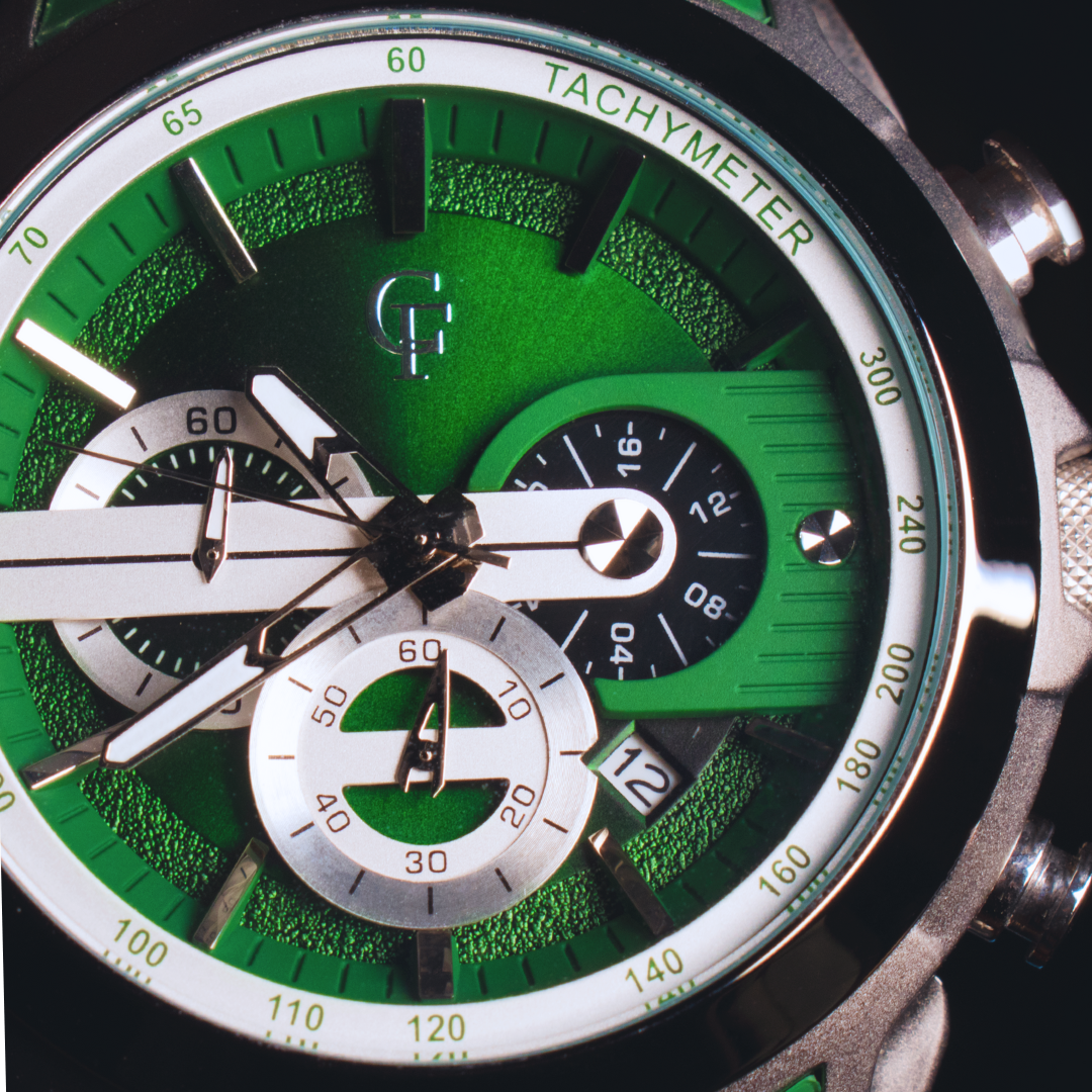 BARKENO CHRONOGRAPH S1 GREEN SILVER