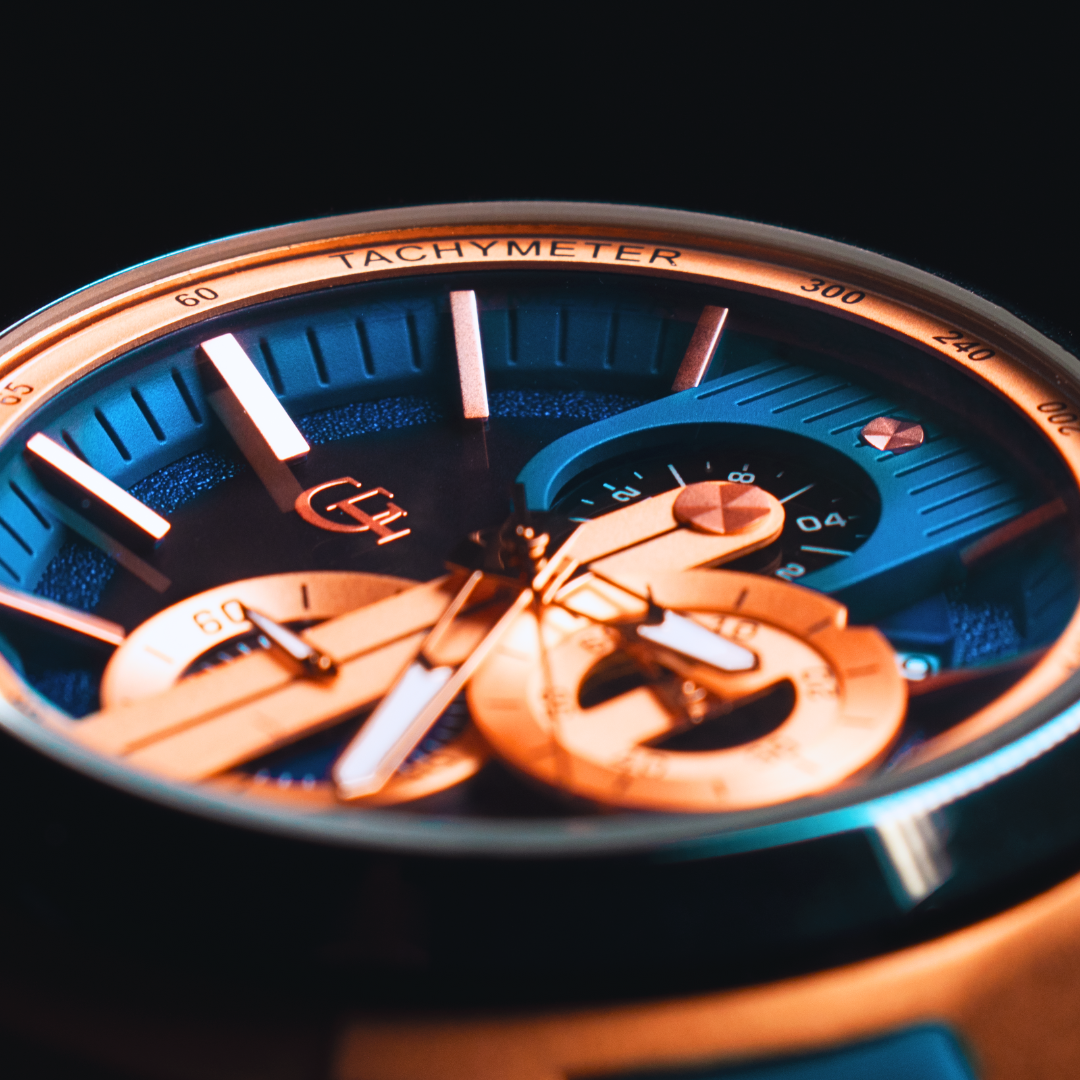 BARKENO CHRONOGRAPH S1 BLUE GOLD