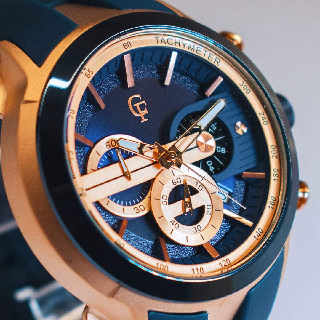 BARKENO CHRONOGRAPH S1 BLUE GOLD