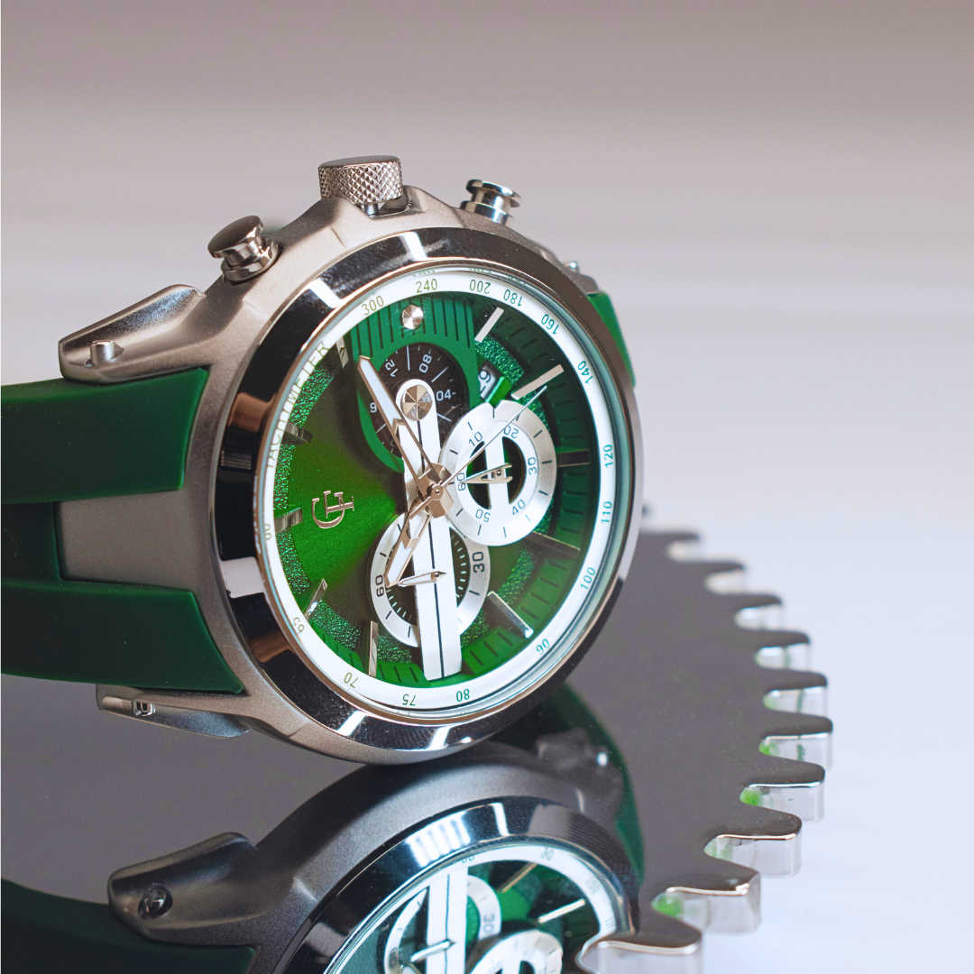 BARKENO CHRONOGRAPH S1 GREEN SILVER