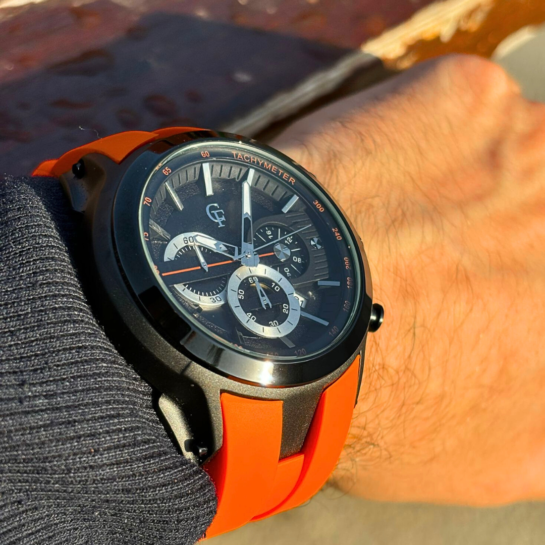 BARKENO CHRONOGRAPH S1 BLACK ORANGE